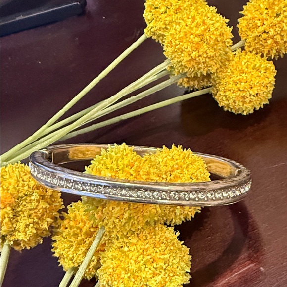 Brighton Secret of love Elegant Silver Bangle Bracelet hinged - Picture 4 of 5